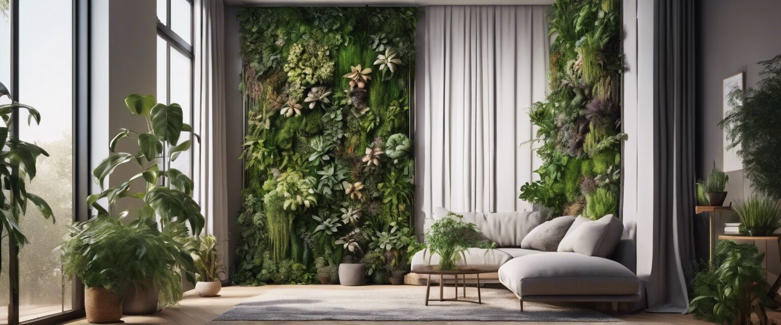 Modern indoor vertical garden